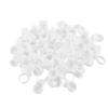 100pcs Disposable Glue Ring Pallet Holder for Eyelash Extension White Plastic Glue Pallet Tatto