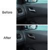 4PCS Inner Door Handles Cover Trim ABS Carbon Fiber for 2011- Dodge Charger