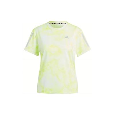 Own The Run Allover Print Tee Women Tops Bright-Lemon-Yellow IL1663