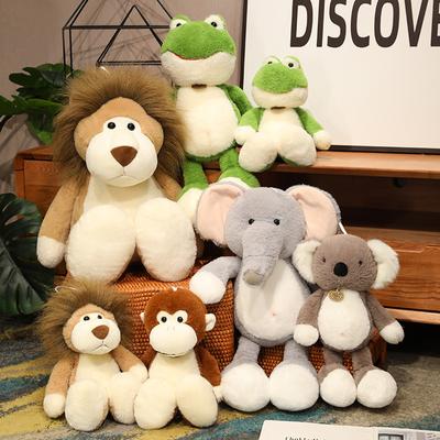 1Pc 35/50/70cm Lovely Elephant Lion Frog Monkey Koala Peluche Toys Cute Forest Animal Pillow Stuffed Soft Doll for Baby Children