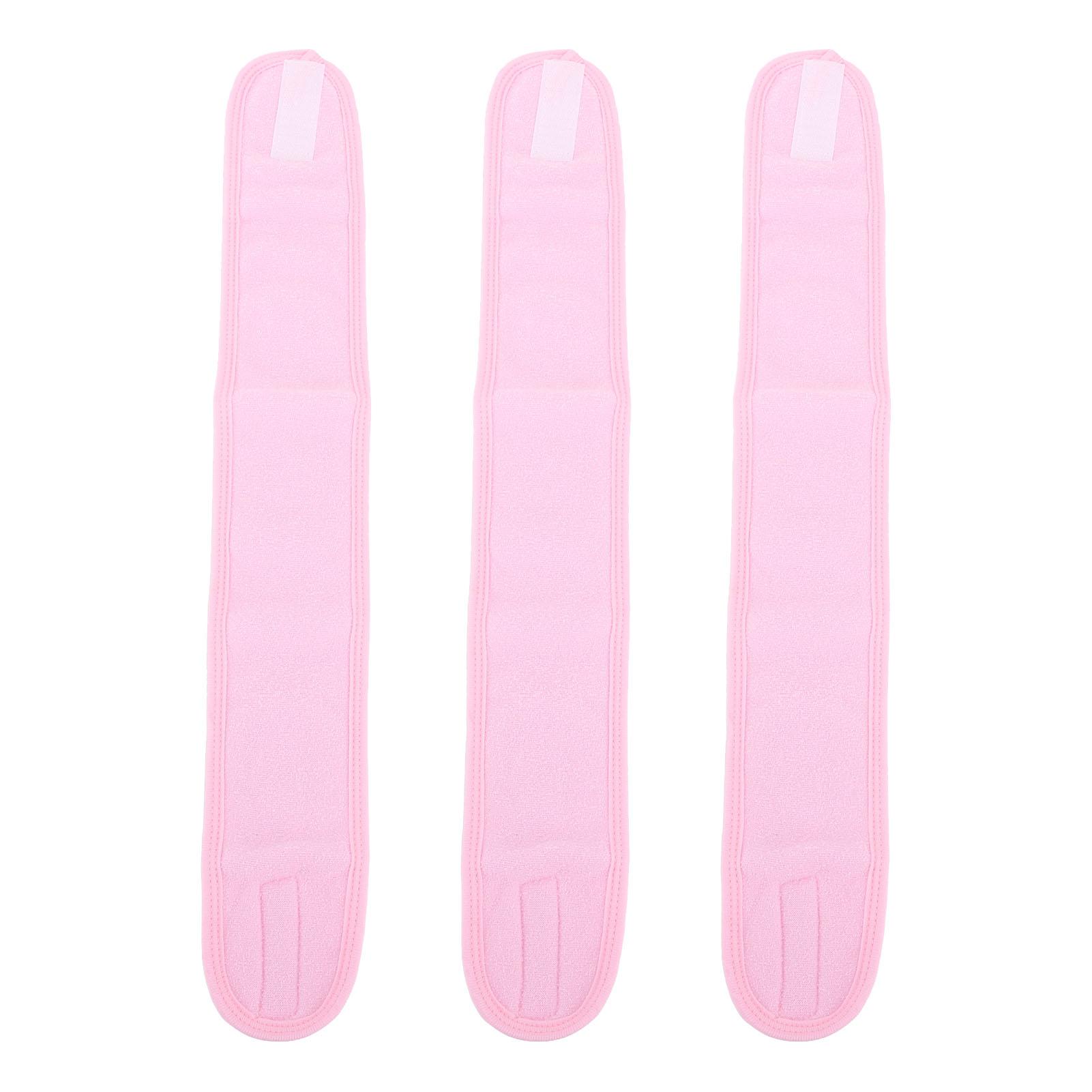 

3pcs Forehead Pads for Eyelash Extension Japanese Style Lash Extension Headband Wrap Soft Makeup Hairband for Beauty