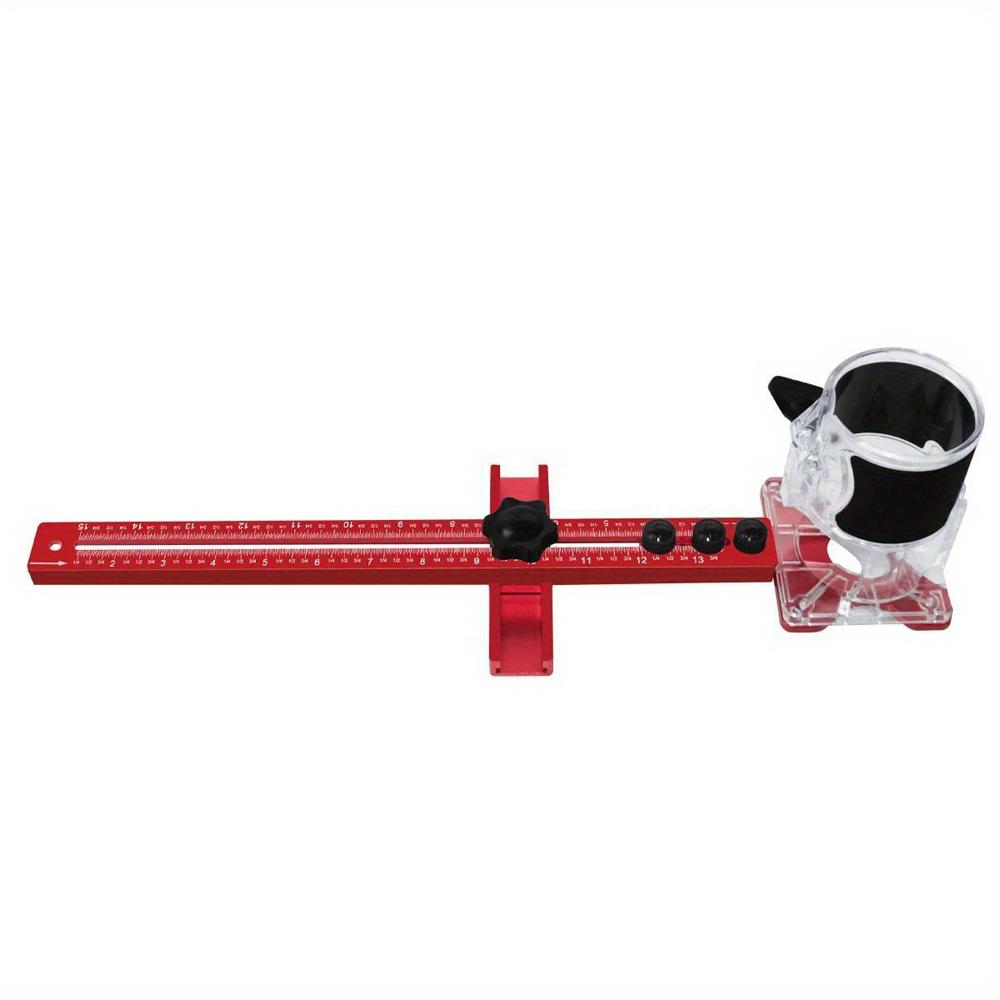 Router Milling Groove Bracket Aluminum Alloy Router Circle Cutting Jig Adjustable Router Jig for Woodworking