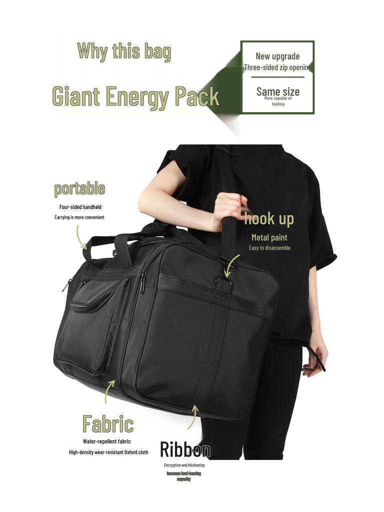 Extra Large Men's Travel Duffel Backpack for Outdoor Packing