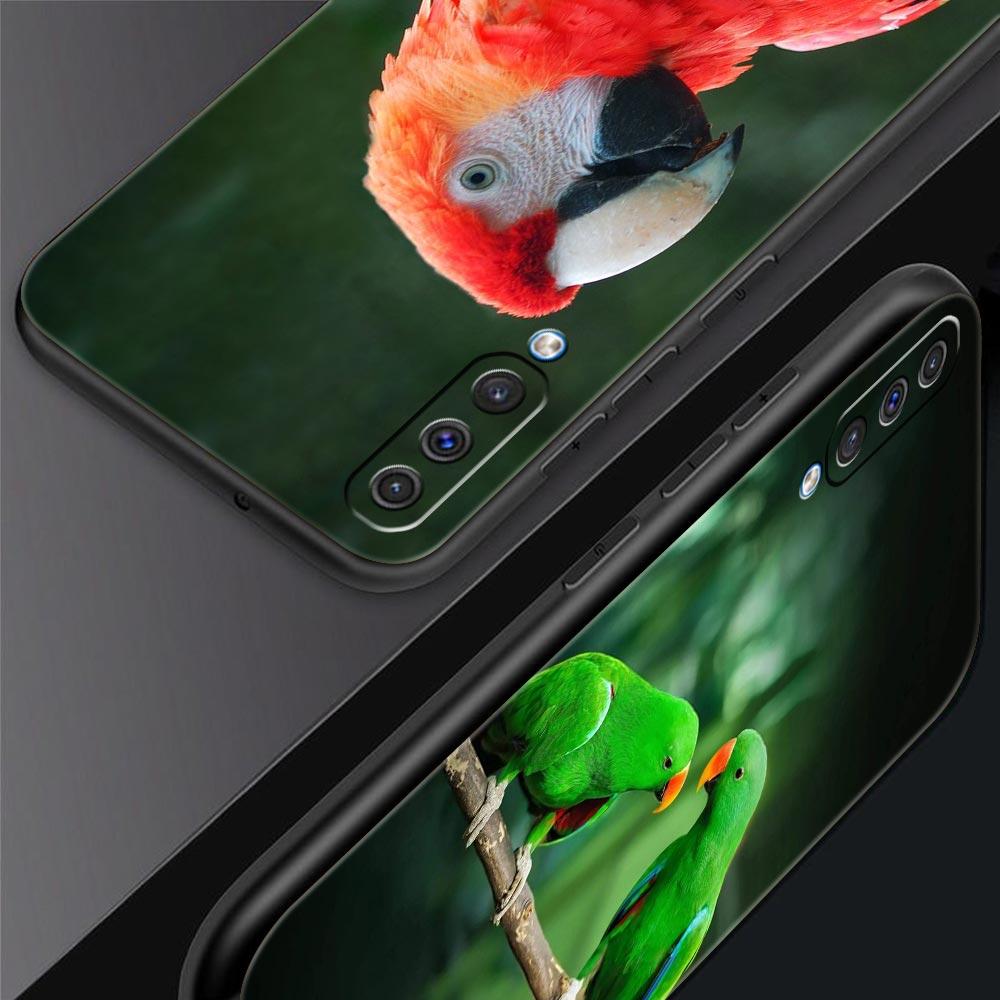 Parrot Bird Phone Case For Samsung Galaxy A56 A36 A26 A34 A17 A16 A06 A14 A12 A54 A72 A70 A30 A24 A22 A20e A52 A50 A40 A32 Cover