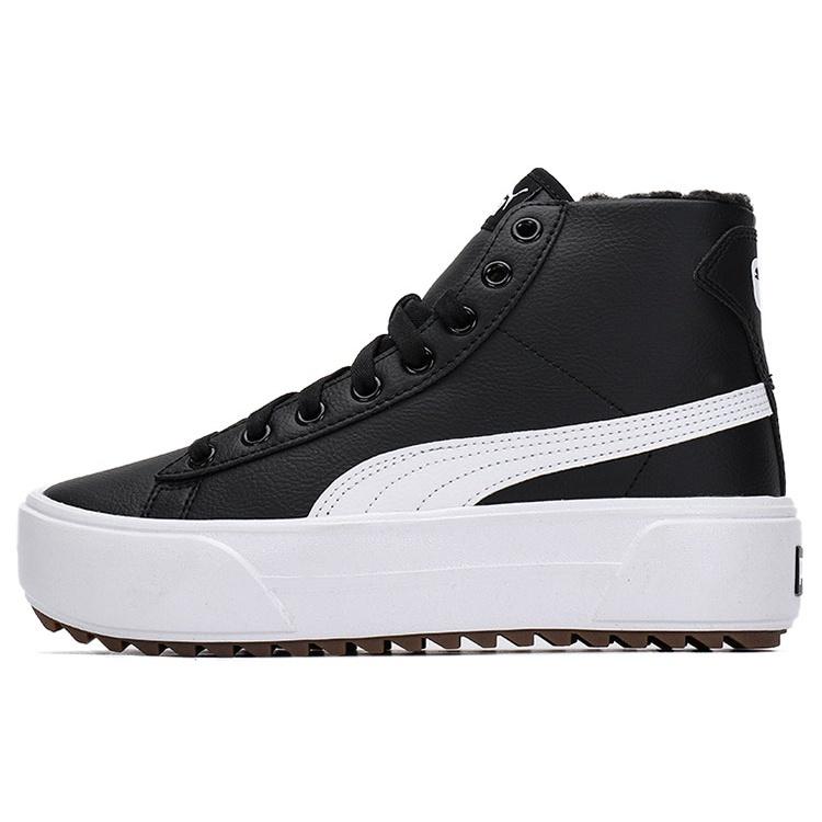 (WMNS) PUMA Kaia Mid Fur - Black Women s 385341-01 EU 36