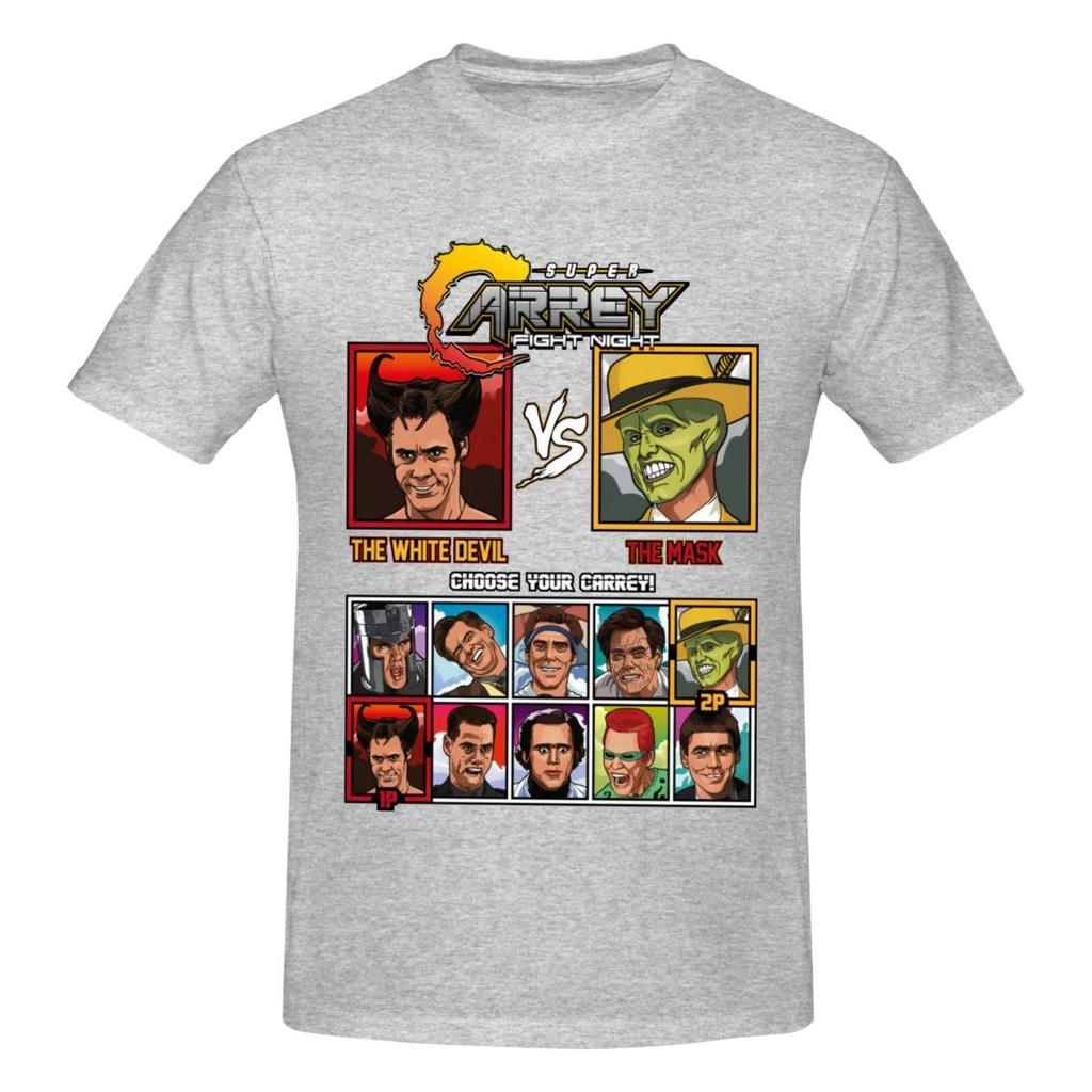 Unisex Jim Carrey Fight Night Classic T Shirt Streetwear Cotton Unisex T Shirt