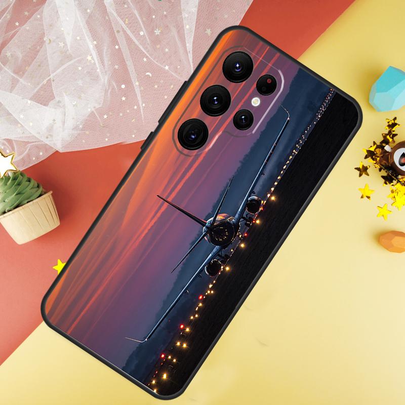 Flugzeug Flugzeug Flugzeug Handyhülle Für Samsung Galaxy S26 S25 Ultra S23 FE S21 S20 S22 S24 Ultra S10 Plus Hülle Coque