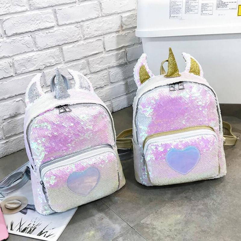 leather unicorn backpack