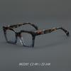 Black Oversized Square Acetate Reading Glasses for Women Men Fashion Big Frame Presbyopia Eyewear Anti Blue Light
