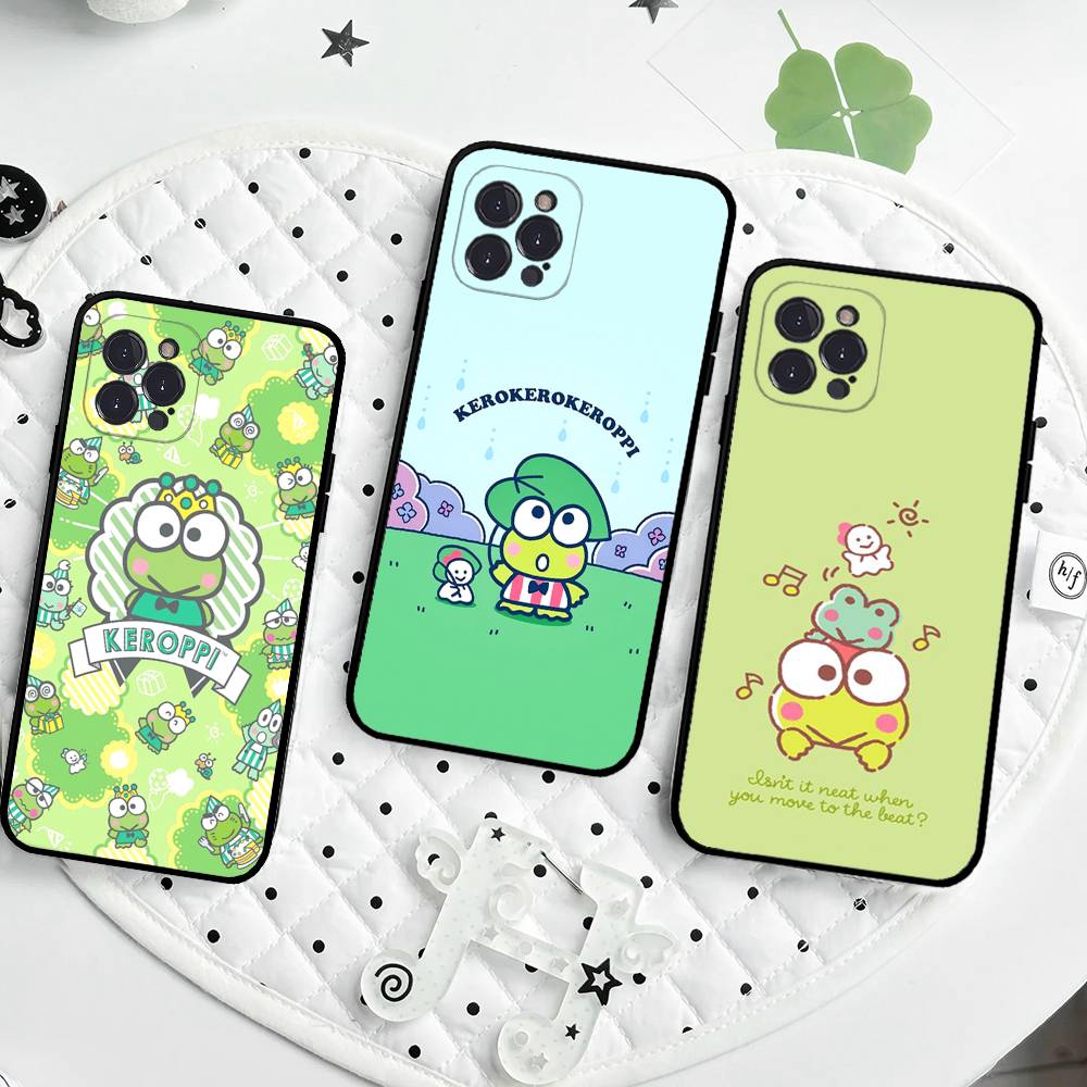 Cute Cartoon K-Keroppis For Iphone 17 16 15 14 11 12 13 Pro Max Plus Case Cute Art Phone Cover