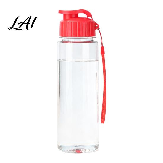 Outdoor Camping Water Bottle Sports Bottle with Flip Lid And Lanyard Portable Leak-proof PET Everyday Hydration Cup Lightweight Fitness Jug,