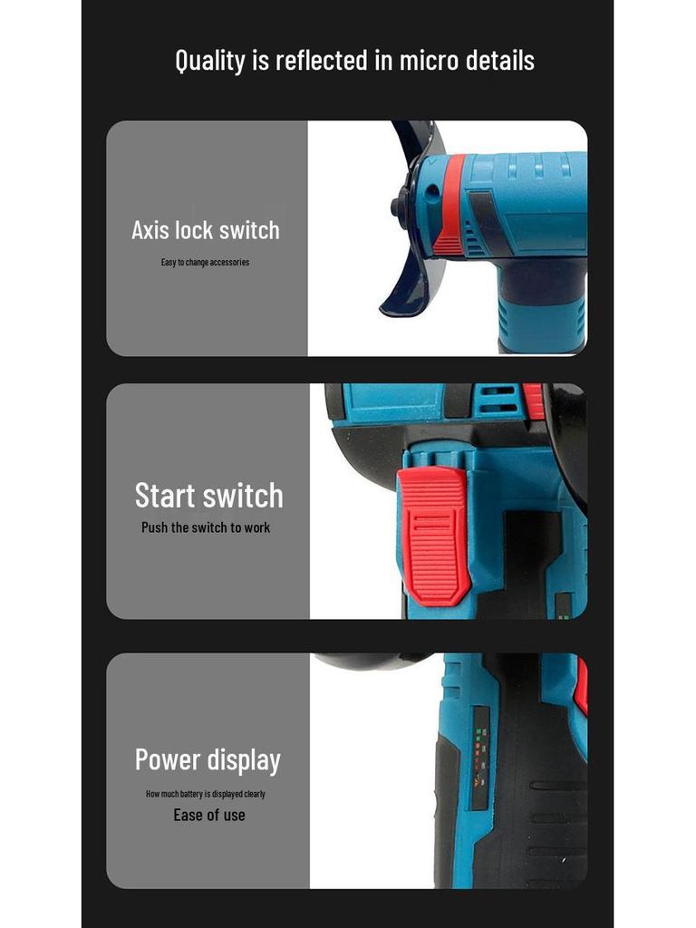 Mini Lithium-ion Handheld Angle Grinder - Multi-function Electric Polishing and Cutting Tool