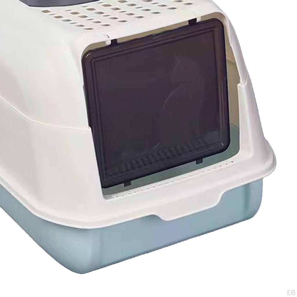 Cat Litter Tray for Kittens with Detachable Pan Indoor Use