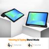For Samsung Galaxy Tab S10 FE/S9 FE Stand Case Shock-Absorbent Leather Tablet Cover with Pen Slot