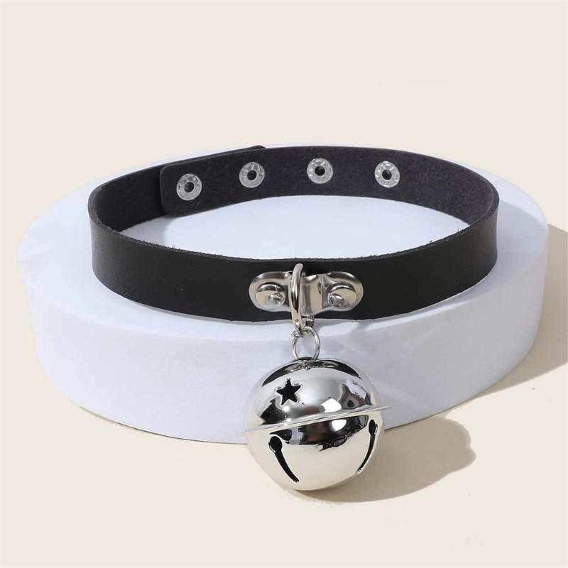 Catgirl Eye Mask With Leather Rivets Choker Catgirl Costume Accessories Half Face Mask For Women Masquerade Halloween
