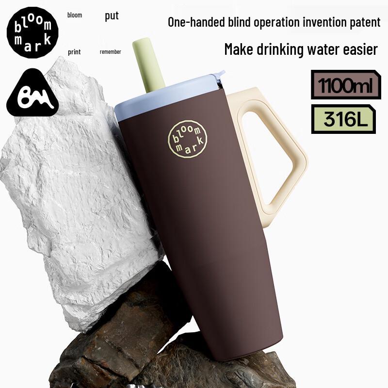 BLOOMMARK 316L Stainless Steel Insulated Straw Tumbler