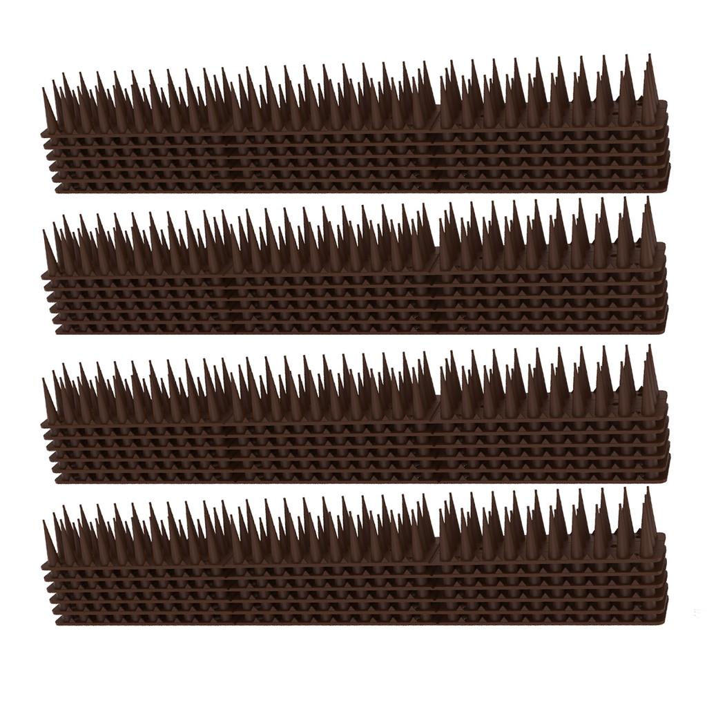 6/12/24Pcs Bird Repeller Spikes Anti Pigeon Anti-bird Squirrel Climb Cat Deterrent Wall Garden Fence Spikes Outdoor