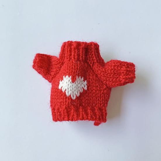 Doll Sweater Free Collocation Cartoon Decorative High Elastic BJD Doll Top Clothes Accessories for Pretend Game