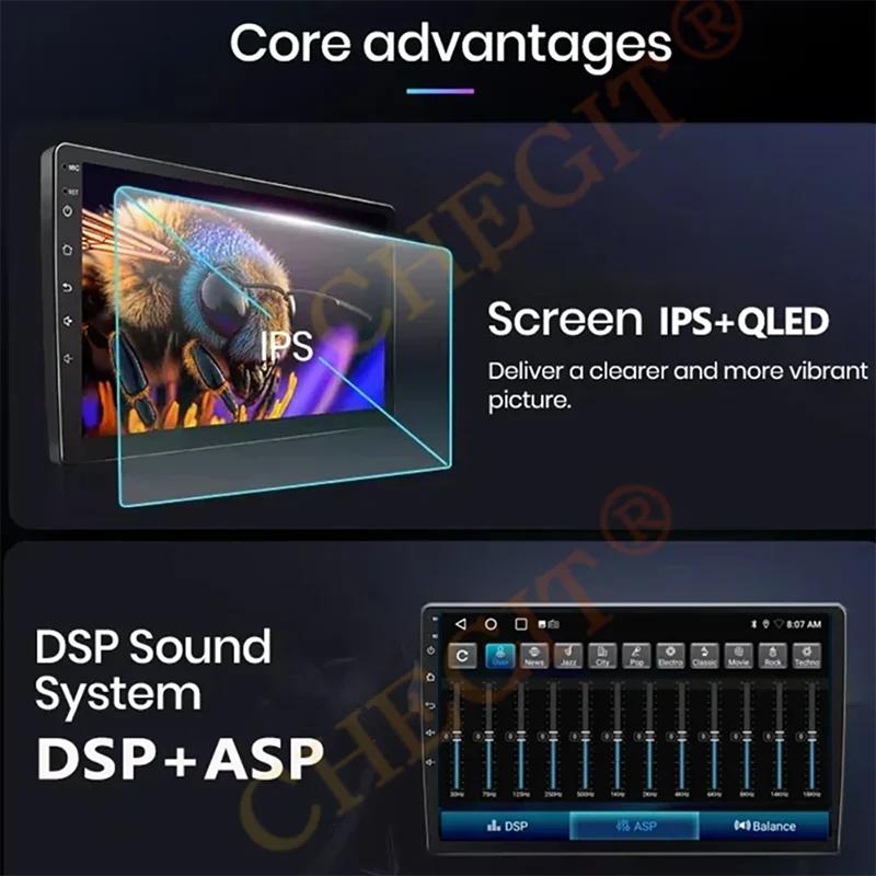 2 Din Car Radio 7'' Wireless CarPlay for Apple Android Auto For Toyota Corolla E120 2003-2015 BYD F3 WiFi GPS Multimedia Player