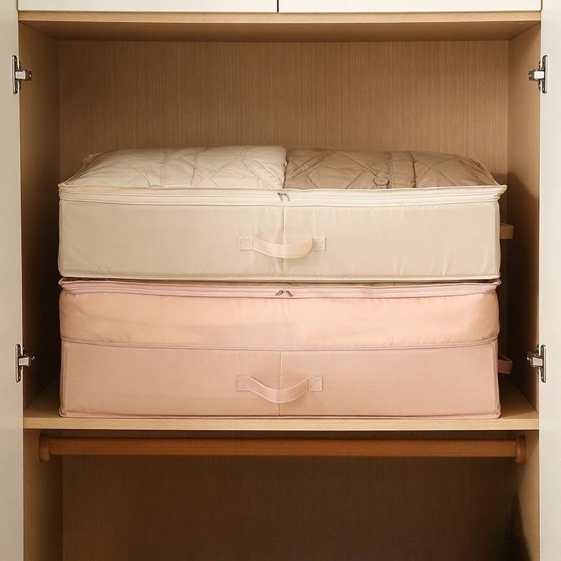 1pcs Under Bed Storage Box Foldable Underbed Organizer Bag for Clothes Quilts Blankets Home Space-Saving Storage Container