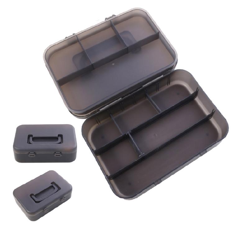Fishing Tackle Box Lure Organizers Tray Tool Box Lure Storage Box with Removable Dividers Portable Storage Tray