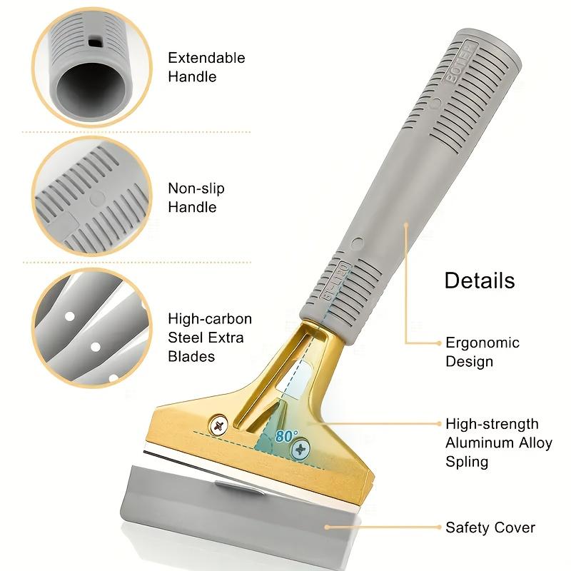 1 Scraper+10 Scraper, Multi-purpose Scraper, Can Be Used for Windows, Glass Tile Surfaces Stoves Paints Sealants, Markings, Etc.