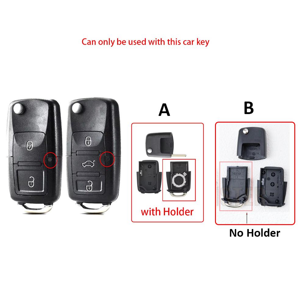 blsh7 2 3 Bottons Upgrade Car Key Fob Case Shell Housing for For Volkswagen for Vw Jetta Golf Polo Passat Beetle for Skoda for Seat B5