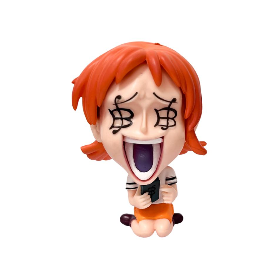 Chibi Big-Headed Luffy One Piece Gk Sitting Pose Zoro Chopper Enel Empress Action Figures Anime Toys Decorations Gifts In Stock