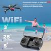 Drone - WENZYLIQUOX - Quadcopter HD - Caméra HD réglable - Autonomie 25 min - Moteurs sans balais