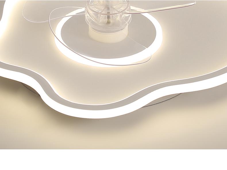 Modern Smart Ceiling Fan Light for Bedrooms, Restaurants & Children's Rooms - Cloud Design L263