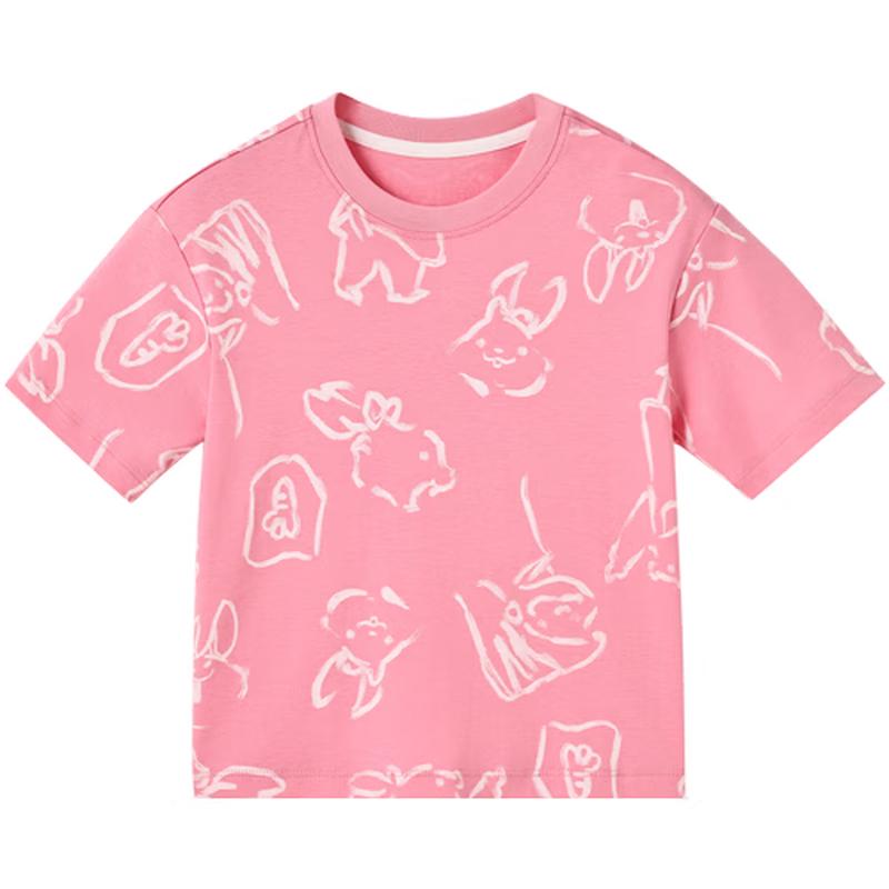 

Детская унисекс футболка YEEHOO с круглым вырезом и коротким рукавом 130