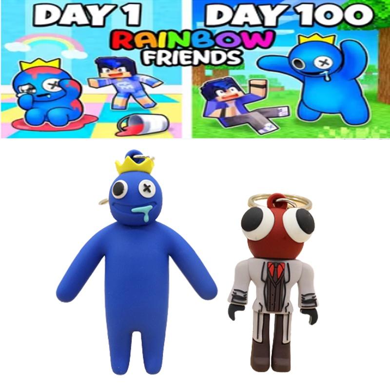Vibrant Roblox Rainbow Friends Keychain Bag Pendant Toy For Kids Xmas Gifts