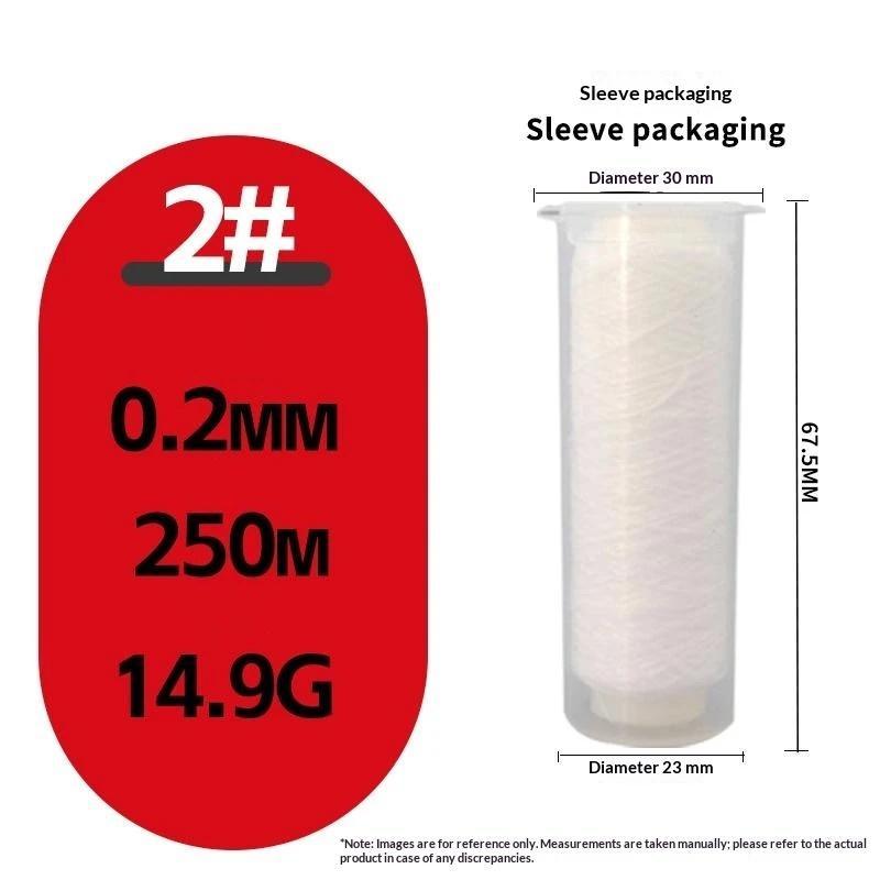 Filo Elastico per Esca da Pesca in Mare Filo Invisibile in Nylon Filo di Protezione per Esca Filo per Esca Misura 1#2#3#4#5# Con Bobina Alta Elasticità