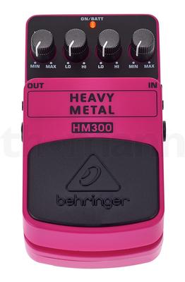 Pedal de efeito de guitarra distorção HM300 HEAVY METAL