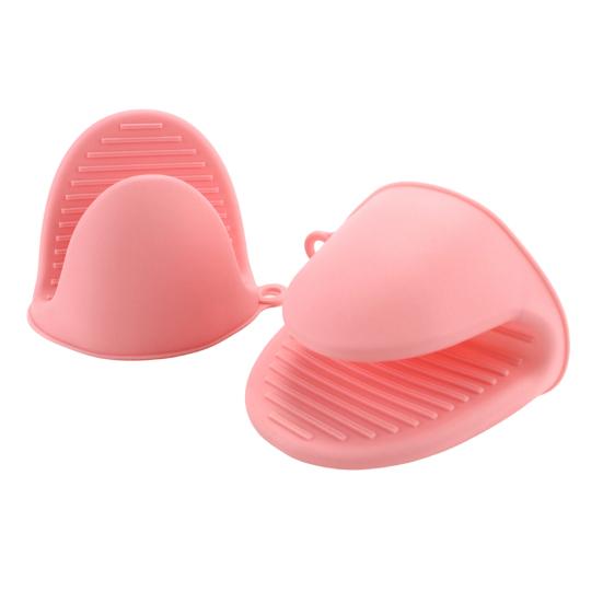 2 Stück Verbrühschutz-Clips Rutschfest Hitzeschutz TPE Ofenhandschuhe Wiederverwendbare Küchenhandschuhe für den Ofen