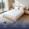 The White Stone Pocket Spring and Memory Foam Mattress | Height 25 Cm | Ergonomic, Fire Retardant, Hypoallergenic