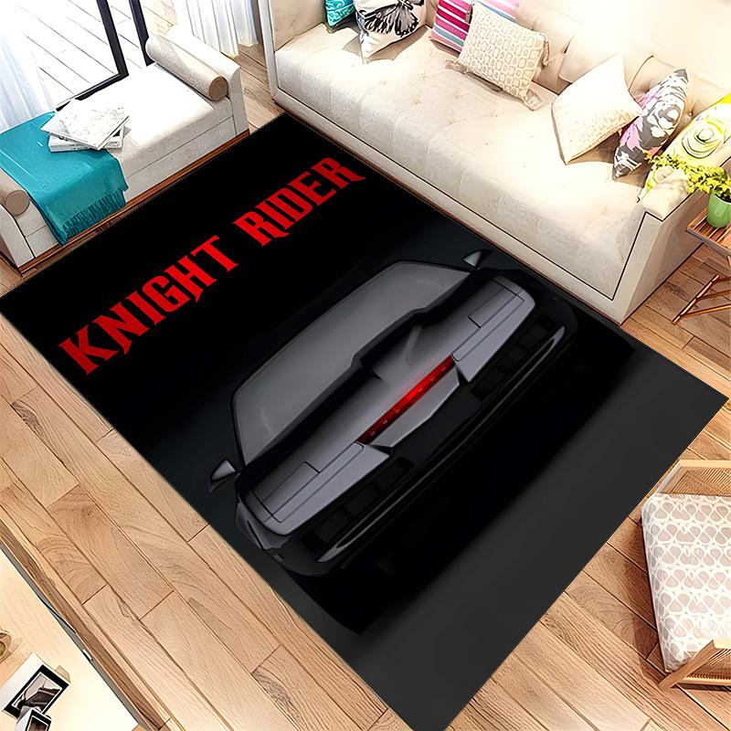 Knight Rider (14) Rug Suitable For Living Rooms Bedrooms Computer Rooms Dining Areas And Placement Under Tables And Chairs Also An Ideal Choice For Of
