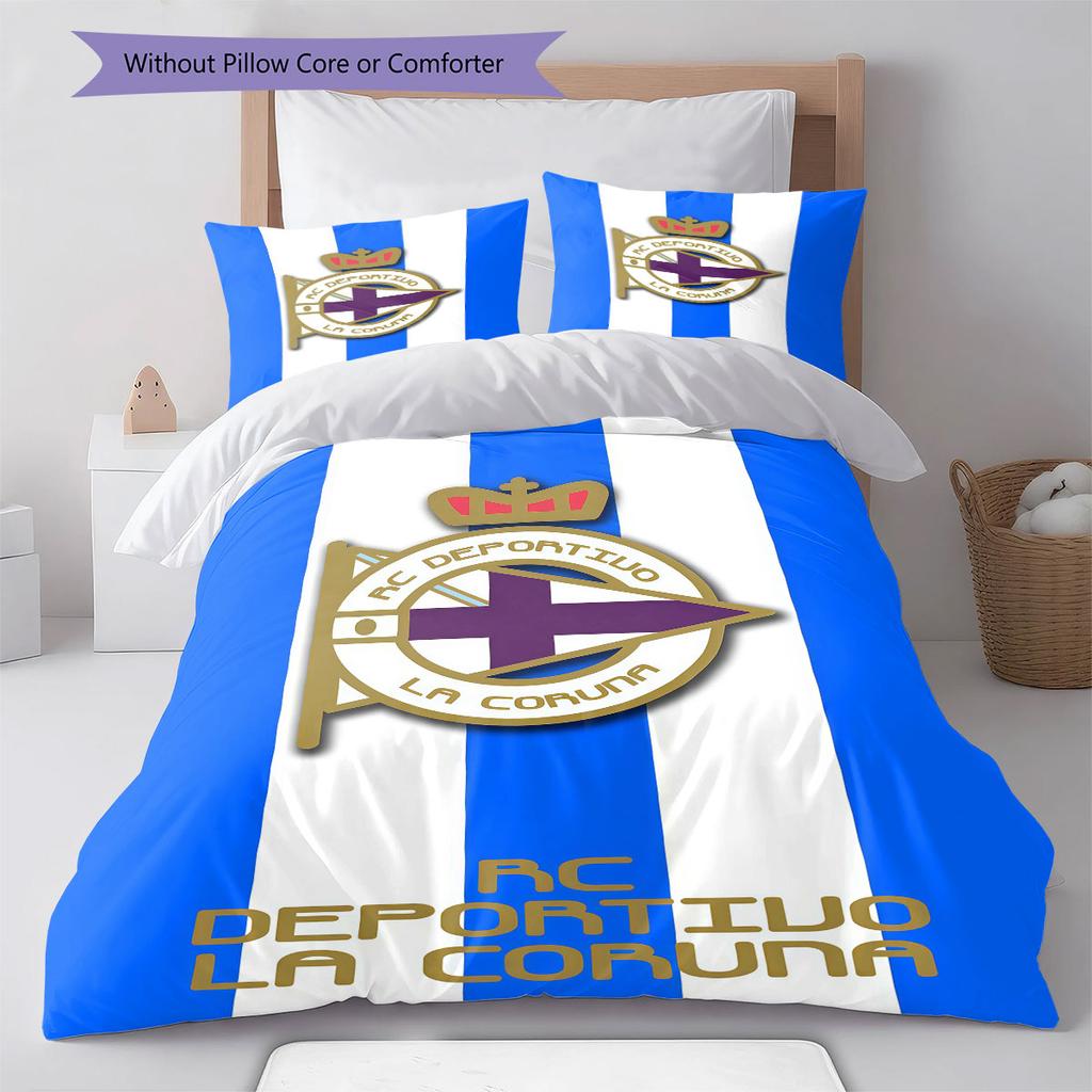 Poster Depor Set Copripiumino Copripiumino Federa Decorazione Casa Regalo di Compleanno (1 * copripiumino + 2 * federa, senza nucleo)