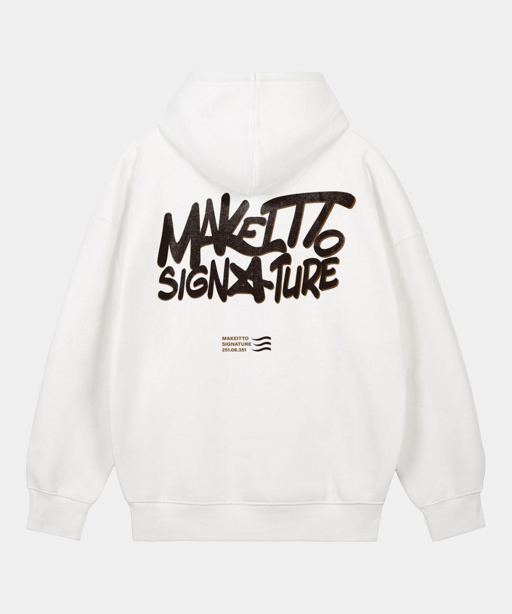 Make It Two Graffiti 2 Logo Hoodie_White L(Kimo O)