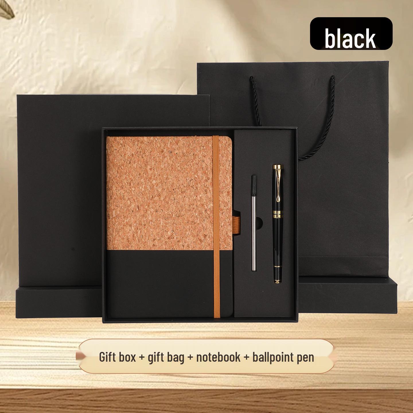 Eco-Friendly Custom Printed Cork & Cotton Hardcover Diary with Patchwork Design