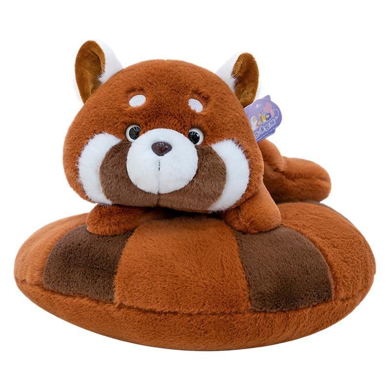 Panda Plush Doughnut Stuffed Toy Animal Dolls Cushion Room Decoration Kids Gift