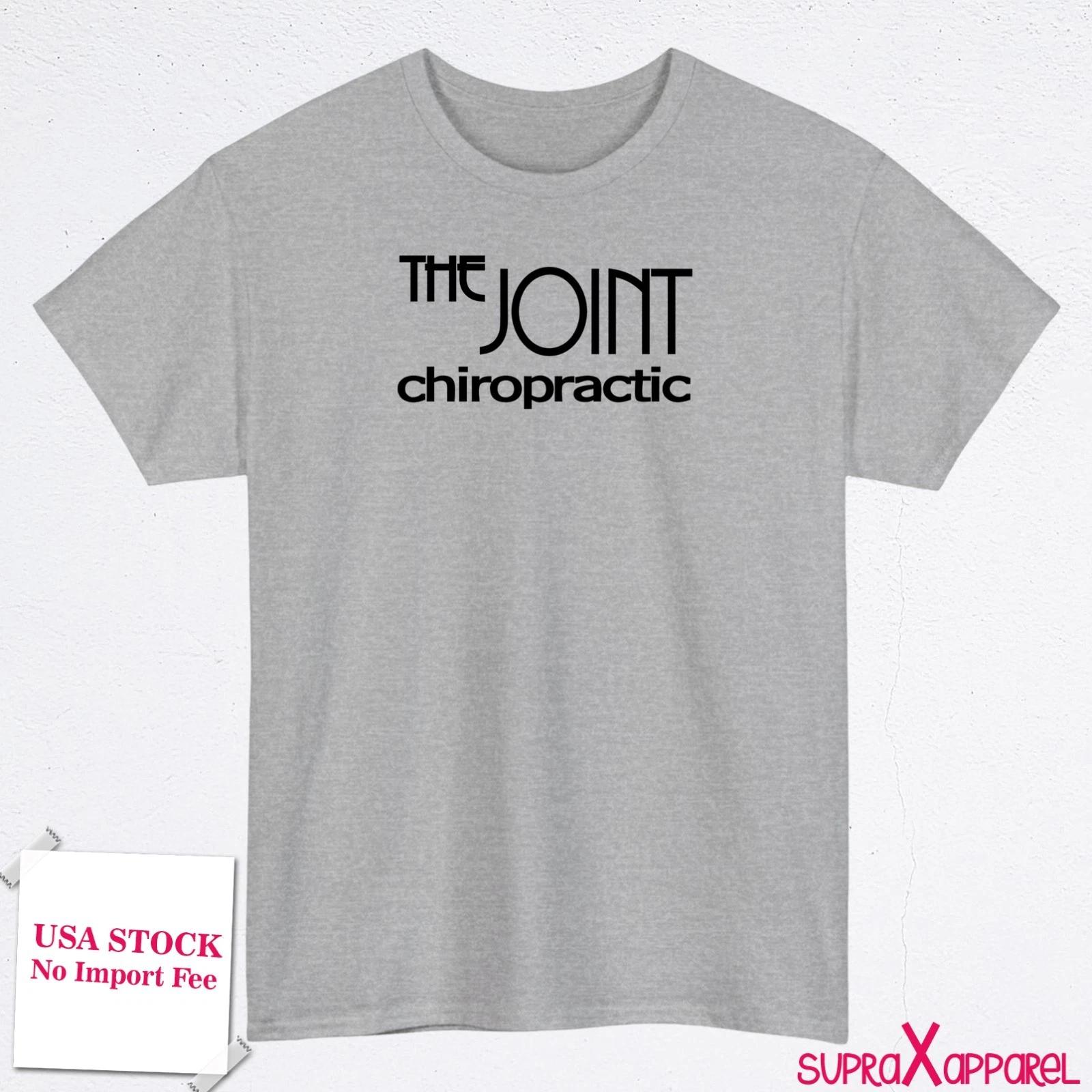THE JOINT Chiropractic Logo Mens T-Shirt Cotton Graphic Tee Made in USA S-5XL S