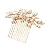 Hairpin Rhinestone Hair Stick Hair Accessories Korean Style Headwear Five-tooth Hair Comb