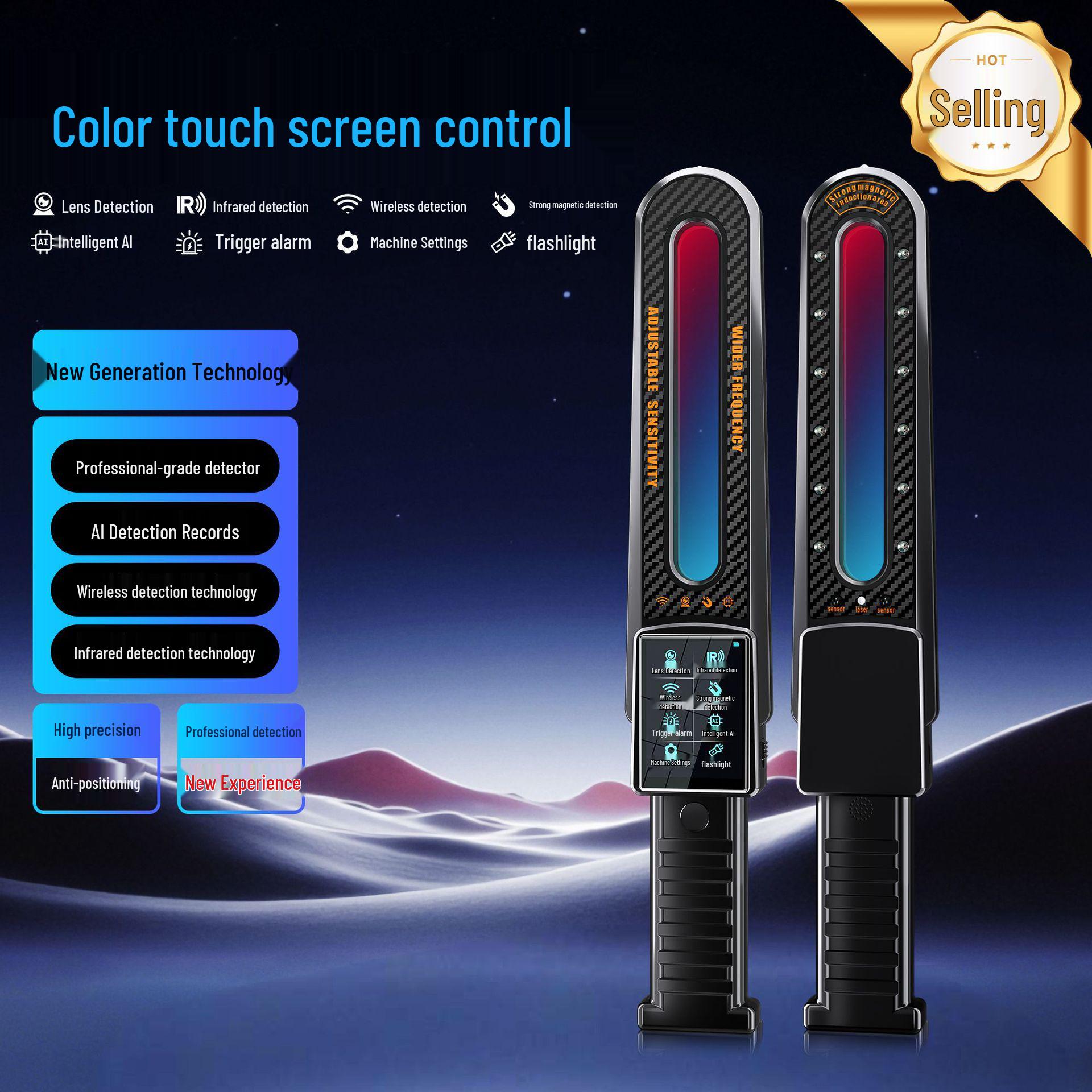 F999 Privacy Protector: Anti-Paparazzi, Anti-Eavesdropping, Anti-Tracking, Anti-Listening, Camera and GPS Detector. 133*33*15
