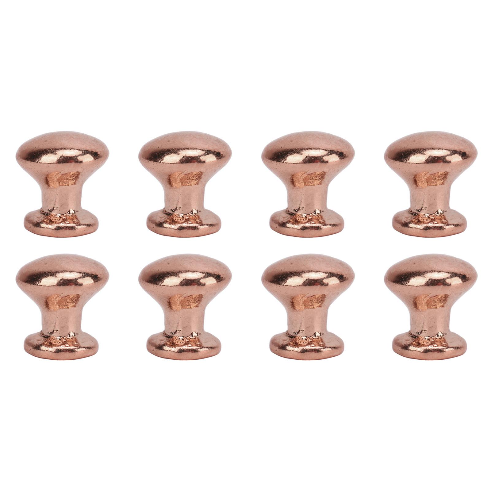 

8шт 1:12 масштаб миниатюрная круглая ручка-скоба металлическая простая ручка для двери кукольного домика красный