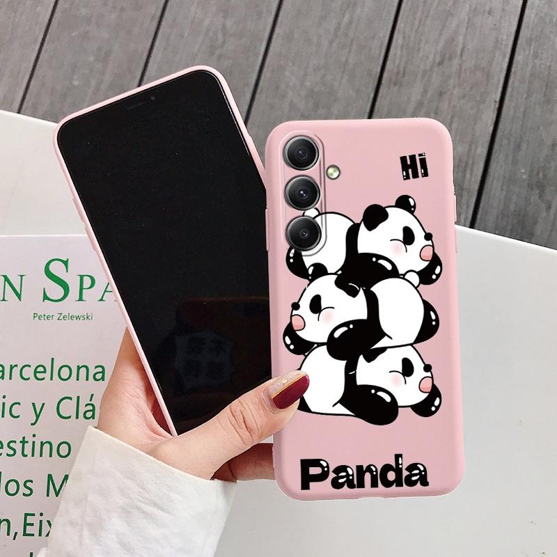 

Милий мультяшний чохол для iPhone Samsung A55 S24 FE S25 Xiaomi Redmi Note 13 Pro 14C Huawei Honor Realme Ударостійкий бампер для телефону, захист від подряпин, матовий чохол Realme 12 Pro+ 5G рожевий