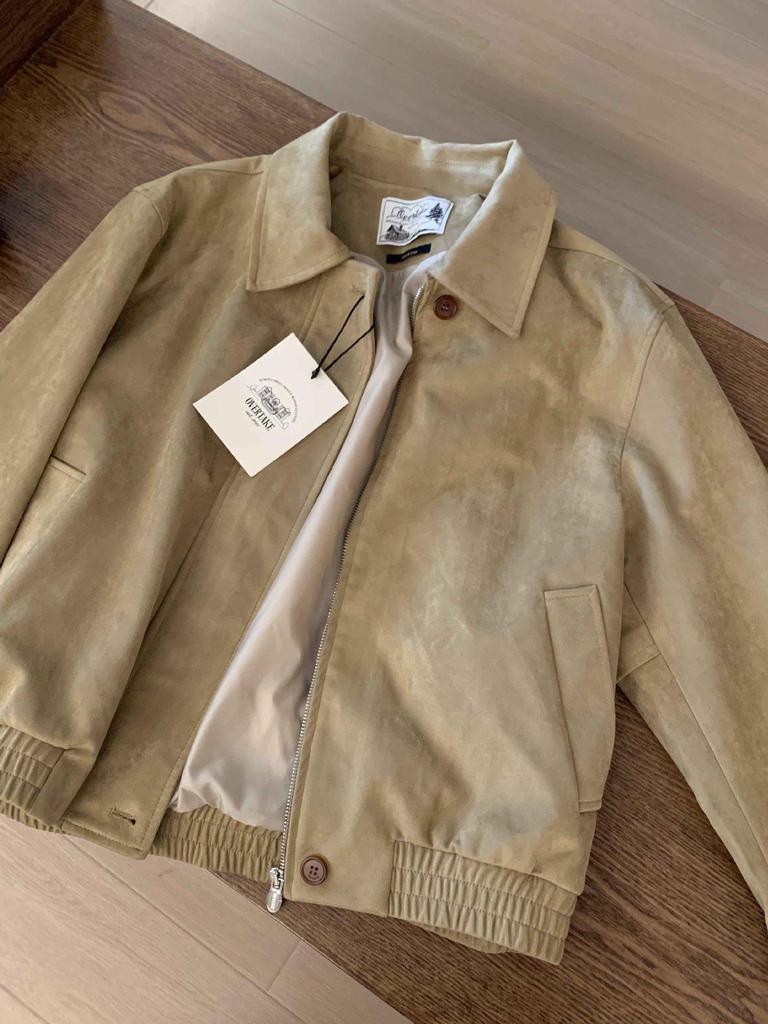 In-Stock Women's Korean-Style Vintage Suede Jacket - High-End, Casual, Versatile