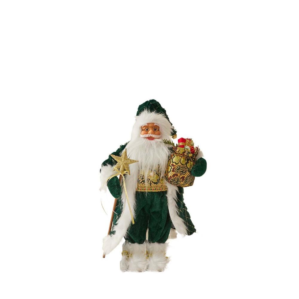 Standing Santa Claus  Statue Ornaments 30/45cm Santa Claus Toy Santa Claus Doll  Mall