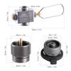Gas Saver Plus mit Butan-Adapter, Gasadapter für Camping, Rucksackreisen, Wandern