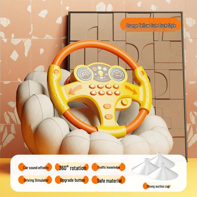 

Детская развивающая игрушка руль со звуковыми эффектами